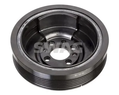 Produktbild von SWAG 30 10 3964 Riemenscheibe Kurbelwelle für VW Polo Schrägheck (6R1, 6C1) 143mm 5-Rippen