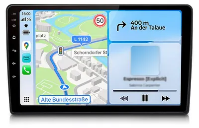 Obrázek produktu pro 10 Zoll 4+64GB Autoradio Für Škoda Fabia 2008-2013 CarPlay Android Auto 8Kern 4G WIFI GPS Navigation Radio DSP Plug and Play SWC Bluetooth RDS