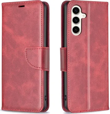 Produktbild von Mobigear Excellent  Samsung Galaxy S24 FE Hülle Klapphülle Geldbörse - Rot