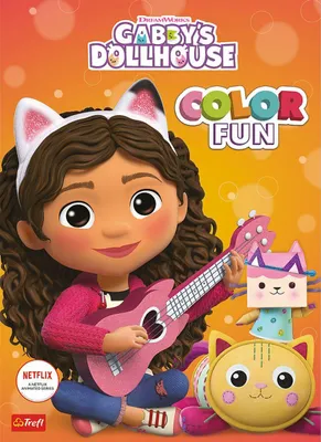 Produktbild von Gabby’s Dollhouse Color Fun Ausmalbuch Ks56842