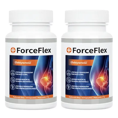 Immagine prodotto di 2x ForceFlex – integratore alimentare che sostiene articolazioni e ossa 30 capsule