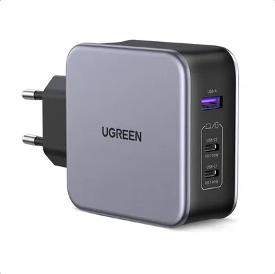 Produktbild von UGREEN Nexode USB-A+2*USB-C 140W GaN Fast Charger+USB-C Cable 2m