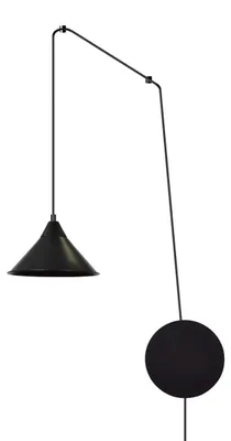 Produktbild von Wandleuchte ABRAMO aus Stahl in Schwarz matt