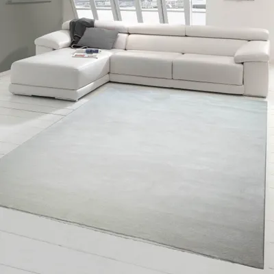 Image de Tapis moderne Tapis design uni crème Taille - 120 x 170 cm