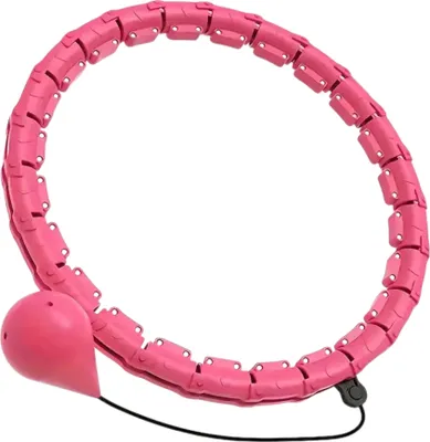 Produktbild von Chytrá obruč Hula Hoop nastavitelná pro trénink, fitness trenažér břicha - SPINSLIM Pink