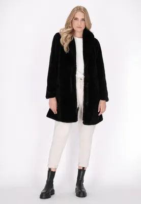 Image de Manteau pour femme SAPORTA - noir, taille M