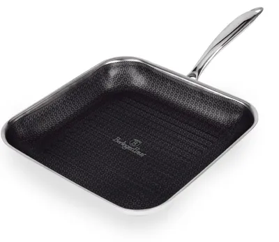 Obrázek produktu pro Nepřilnavá grilovací pánev z nerezové oceli 28 cm Eternal Collection Berlinger Haus BH 8513