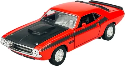 Produktbild von Welly 1970 Dodge Challenger T/A Rot  1:34-1:39 Die Cast Metall Modell Neu im Kasten 43663