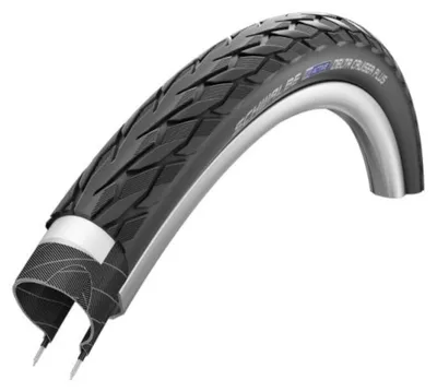 Zdjęcie produktu dla Schwalbe 47-406 DeltaCruiser Plus Active PunctureGuard E-25 Wire Green Compound black-re