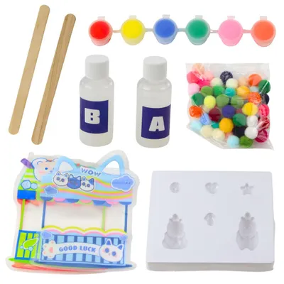 Immagine prodotto di LEAN Toys 27750 Set creativo fai da te per realizzare animaletti in gel Capibara, 18 pezzi