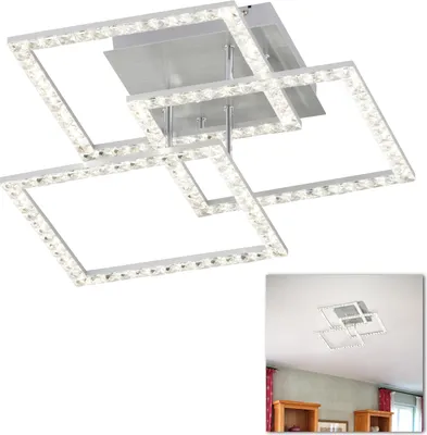 Produktbild von LED Deckenleuchte Deckenlampe 3flg modern Wohnzimmerlampe Leuchte