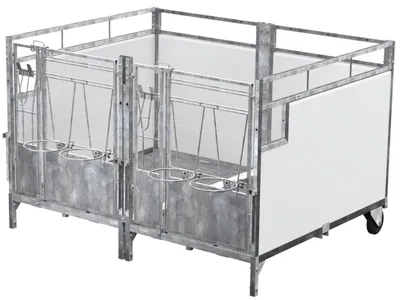 Produktbild von Kerbl Doppelkälberbox mit 14604 - 14607