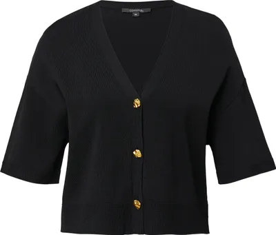 Produktbild von Comma (316) Strickjacke, GREY/BLACK 9999 9999 36