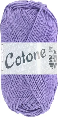 Produktbild von Lana Grossa COTONE 50 g vielseitiges Baumwoll-Basicgarn 125 m Farbe 124 - Lila