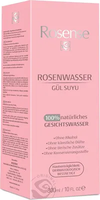 Produktbild von Rosense Rosenwasser – feuchtigkeitsspendendes Gesichtswasser zur Gesichtsreinigung Gesichtspflege