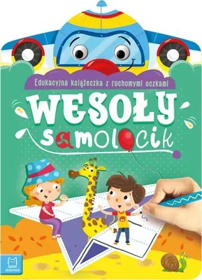 Obrázok produktu pre Wesoły samolocik. Edukacyjna książeczka z ruchomymi oczkami - Anna Podgórska