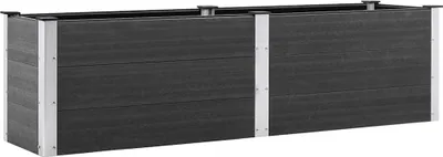 Produktbild von vidaXL Garten-Hochbeet 200x50x54 cm WPC Grau