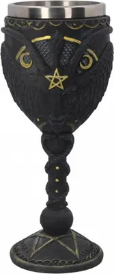 Produktbild von Schwarzer Baphomet Gothic Kelch als Geschenk für Gothic Fans