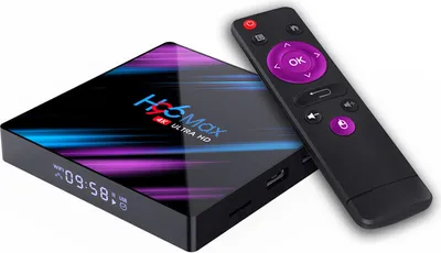 Produktbild von Android 10.0 TV-Box H96 Max-3318 RAM 16 GB ROM T8 PRO Media Player / Android TV-Box / RK3318 Penta-Core 3D 4K H.265 WiFi 2.4G / 5G Smart TV-Box