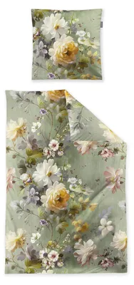 Produktbild von Irisette Bettwäsche salbei 1x 135x200 cm + 1x 80x80 cm