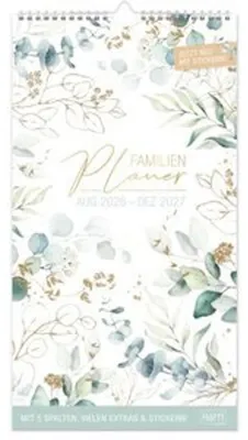 Produktbild von Familienplaner 26/27 Wand-Kalender 5-spaltig 17 Monate [Blattgold]