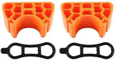 Image de Support pour vélo - Protection des jambes et des leviers de frein - Léger - Portable - Facile à utiliser - Support de vélo