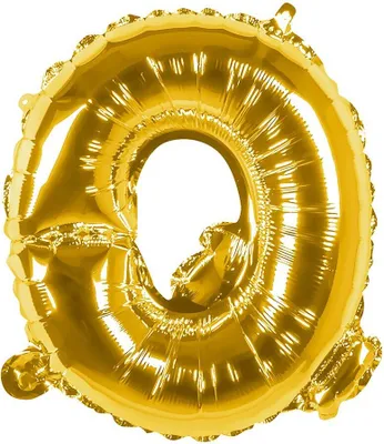 Produktbild von Folienballon Q gold 36 cm