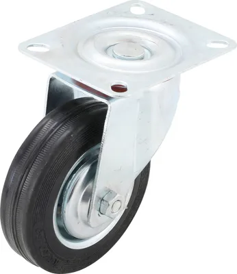 Produktbild von KRAFTMANN 80955 Lenkrolle 100 mm, mit Anschraubsockel