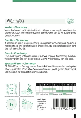 Produktbild von Samen - SPEISEMÖHREN 'CHANTENAY'