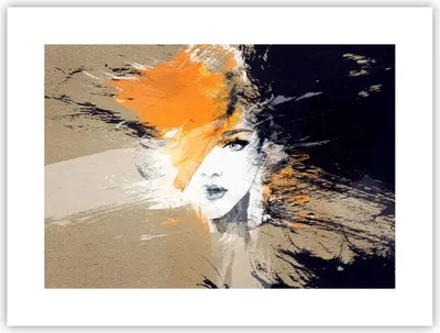 Produktbild von Poster - Poster ohne Rahmen - Abstraktion Frau - 40x30 cm - Wand Bild - Wanddeko - Wandbilder - Kunstposter - Wandposter - Bilder - Kunstdruck - Wanddekoration - Wandbild - P2XAA40x30-3656