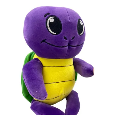 Produktbild von Kuscheltier Schildkröte 25 cm lila – Weiches Plüschtier Stofftier
