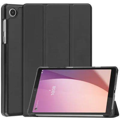 Productafbeelding van Beschermhoes voor Lenovo Tab M8 4e generatie / TB-300FU, slimme hoes, tas, etui, kleur: zwart