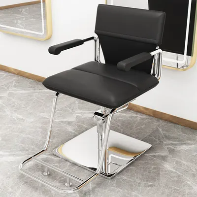 Produktbild von 360Home Drehstuhl stuhl Sessel Höhenverstellbar Salon 360° Drehung schwarzSilber
