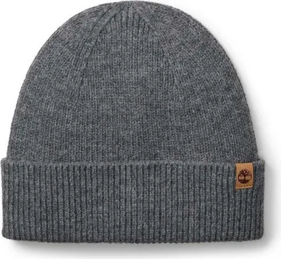 Image de TIMBERLAND - Men's ribbed beanie with logo patch  - Size OS