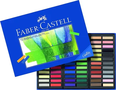 Produktbild von Softpastellkreide Creative Studion Mini 72 Farben sortiert im Kartonetui Packung mit 3 Stück