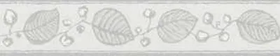 Produktbild von A.S. Création Papierbordüre 115621 Grau Floral Blumen 0,13m x 5m 4000776115621