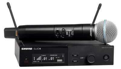 Zdjęcie produktu dla Przesyłka ręczna Shure SLXD2/B58=-G59 z kapsułą Beta®58A, 470–514 MHz
