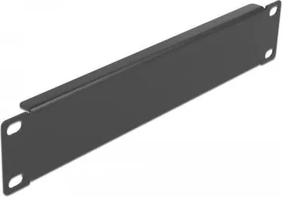 Produktbild von DELOCK 10" Netzwerkschrank Blindabdeckung 1 HE schwarz