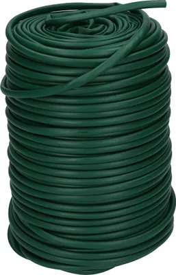 Productafbeelding van GARDENIX Bindingslang, holle koord 3,9 mm x 30 m, bindmateriaal voor het vastbinden van planten, groen – afmeting 30 m (diameter 3,9 mm)