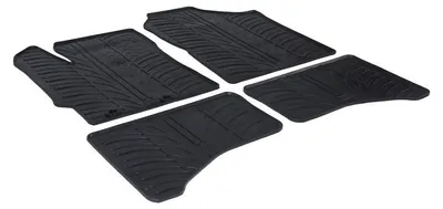 Produktbild von Gledring Fußmatten Set Gummi für TOYOTA Yaris Schrägheck (P13) Vorne+Hinten