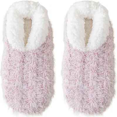 Produktbild von Rutschfeste, flauschige Socken für Damen – warme, flauschige Wintersocken mit Anti-Rutsch-Socken, dicke Plüsch-Schlafsocken, weiche, gemütliche Bodensocken