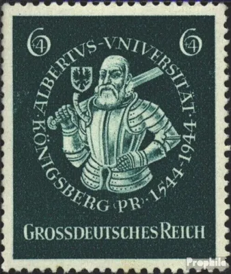 Produktbild von Briefmarken Deutsches Reich 1944 Mi 896 (kompl.Ausg.) gestempelt 400 Jahre Albertus-Universität
