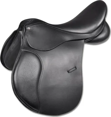 Produktbild von Waldhausen Vielseitigkeitssattel Comfort, Leder Schwarz 16,5"/42 cm