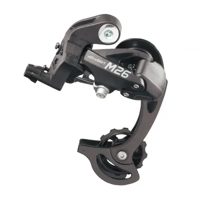 Obrázek produktu pro Zadní přehazovačka MicroSHIFT MTB, krátká klec, 1/2x7/8 rychlostí černá