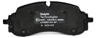 Image de Jeu de plaquettes de frein DELPHI avant pour fourgon FORD Transit Mk7 (V363, FCD, FDD) LP3865