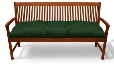 Produktbild von Beautissu Bankauflage Flair BK, ca.120x50x10cm, Dunkelgrün