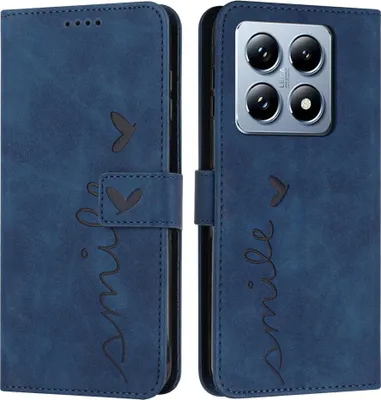 Produktbild von Xiaomi 14T Hülle - Coverup Smile Klapphülle - Blau