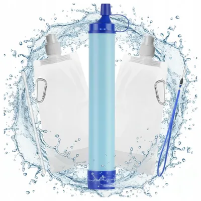 Image de Filtre à eau portable Survival Paille 1500L