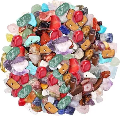 Produktbild von 7 Chakra Kristallperlen 5-8mm für Armband Schmuck