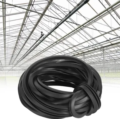 Image de Ruban de caoutchouc noir pour serres Câble Accessoires pour serres Fournitures pour sceller les vitres4m